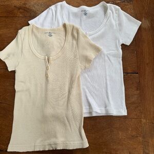Brandy Melville Ribbed Tops Bundle